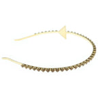 Prada Triangle Logo Headband Gold — view 3