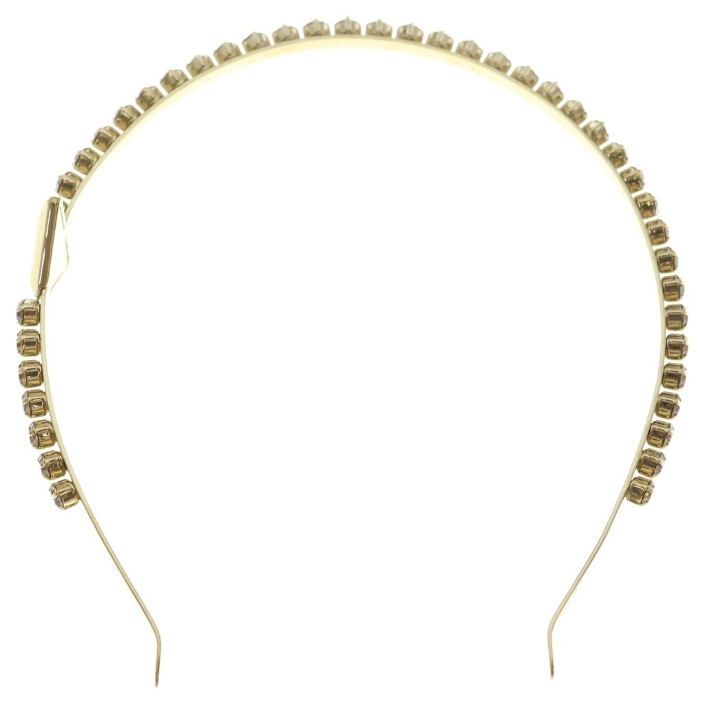 Prada Triangle Logo Headband Gold — view 6
