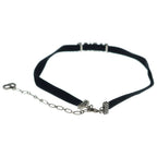 Dior Adior Rhinestone Logo Choker Necklace Black Silver — view 2
