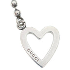 Gucci Heart Ball Chain Pendant Silver — view 3