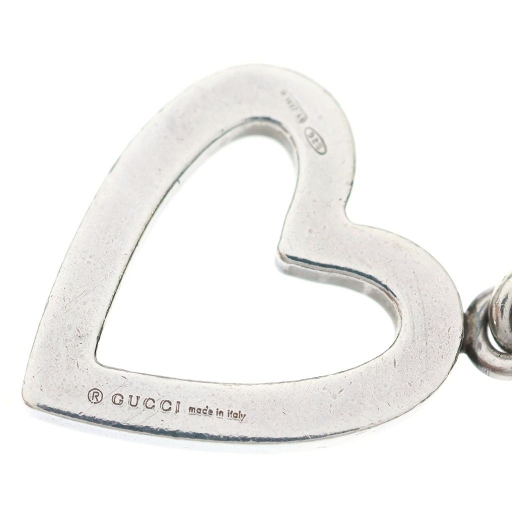 Gucci Heart Ball Chain Pendant Silver — view 4
