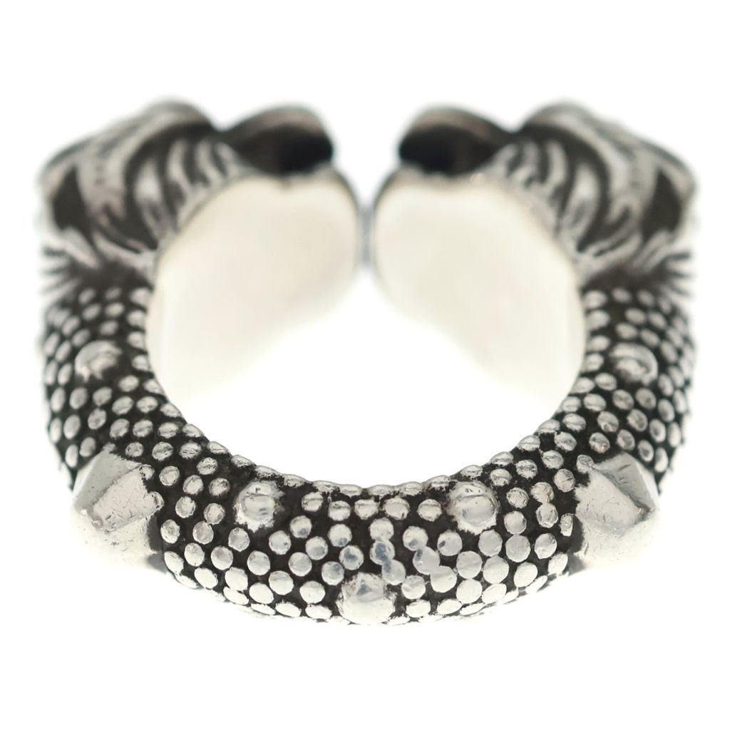 Gucci Tiger Head Ring Silver — view 2