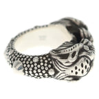Gucci Tiger Head Ring Silver — view 3