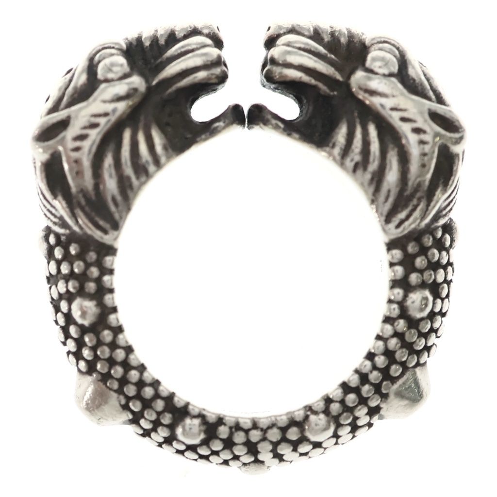 Gucci Tiger Head Ring Silver — view 6
