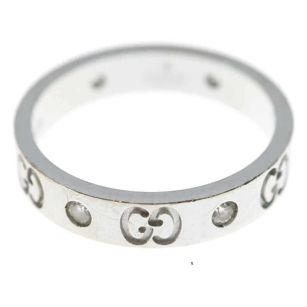 Gucci Icon Ring Diamond White Gold