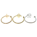Louis Vuitton Monogram Idylle Ring 18k Trinity Diamond Gold Silver Pink — view 2