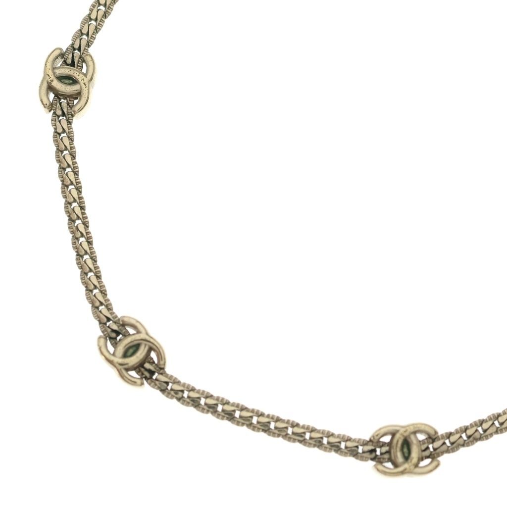 Chanel CC Logo Necklace Choker Gold