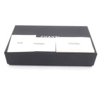 Chanel Quilted Classic Long Flap Wallet Caviar Leather Gold Bifold White — view 6