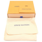 Louis Vuitton Aerogram Portefeuille Multiple Leather Bifold Wallet Black — view 6