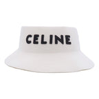 Celine Crownless Hat Logo White — view 4