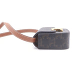 Celine Mini Claude Triomphe Shoulder Bag Brown Leather — view 3