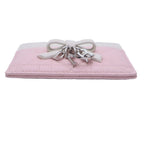 Dior Monsieur Lady Cannage Leather Card Case Pink White — view 4