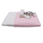 Dior Monsieur Lady Cannage Leather Card Case Pink White — view 3