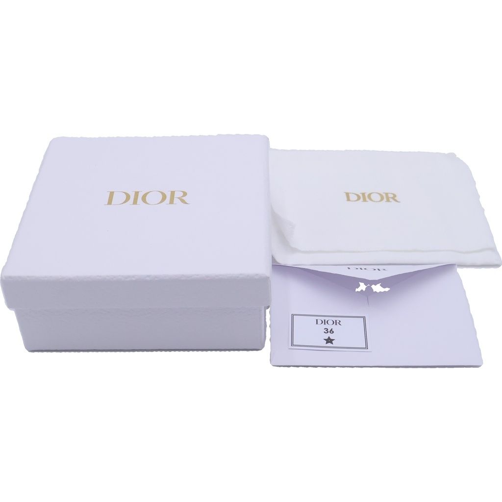 Dior Monsieur Lady Cannage Leather Card Case Pink White — view 6