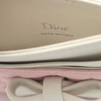 Dior Monsieur Lady Cannage Leather Card Case Pink White — view 5