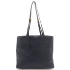 Prada Vitello Daino Leather Tote Shoulder Bag Black — view 2