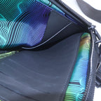 Louis Vuitton Double Phone Pouch Monogram Nylon Shoulder Bag Black — view 8