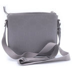 Gucci GG Embossed Leather Shoulder Bag Gray — view 2
