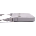 Gucci GG Embossed Leather Shoulder Bag Gray — view 3