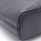 Louis Vuitton Taiga Slim Briefcase Business 2-Way Shoulder Bag Black Leather — view 6