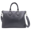 Louis Vuitton Taiga Slim Briefcase Business 2-Way Shoulder Bag Black Leather