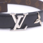 Louis Vuitton Pretty LV Reversible Belt Black Brown Silver — view 5