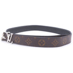 Louis Vuitton Pretty LV Reversible Belt Black Brown Silver — view 4