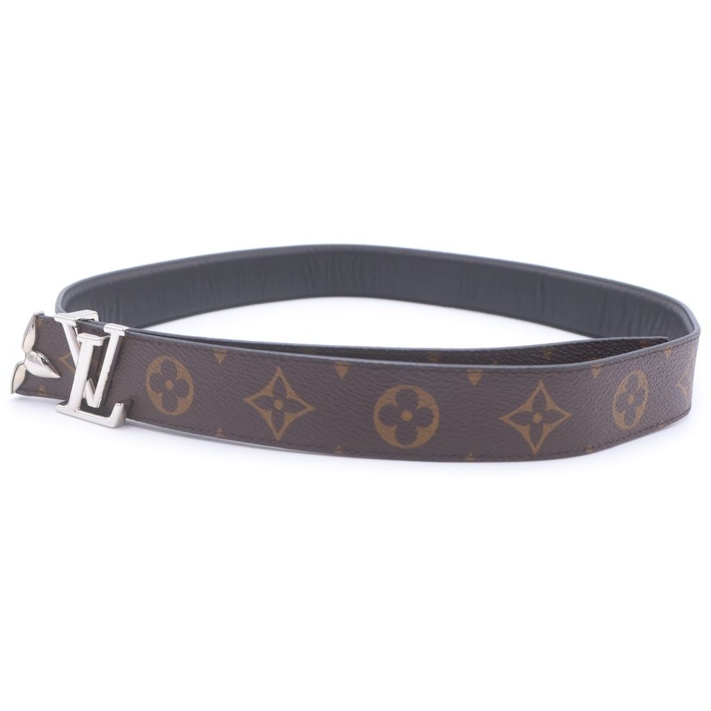 Louis Vuitton Pretty LV Reversible Belt Black Brown Silver — view 4