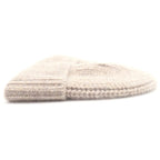 Celine Triomphe Seamless Cashmere Knit Hat Beige — view 4