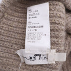 Celine Triomphe Seamless Cashmere Knit Hat Beige — view 8