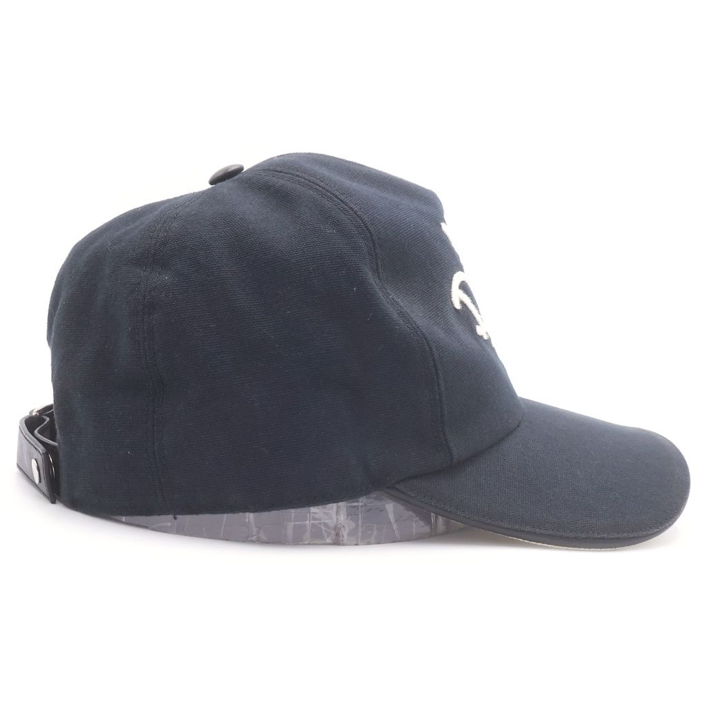 Dior Travis Scott Cactus Jack Logo Embroidery Baseball Cap Black — view 3