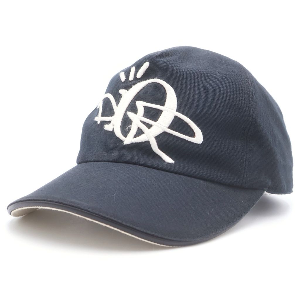 Dior Travis Scott Cactus Jack Logo Embroidery Baseball Cap Black