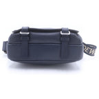Loewe Military Messenger XS Leather Logo Shoulder Bag Navy — view 4
