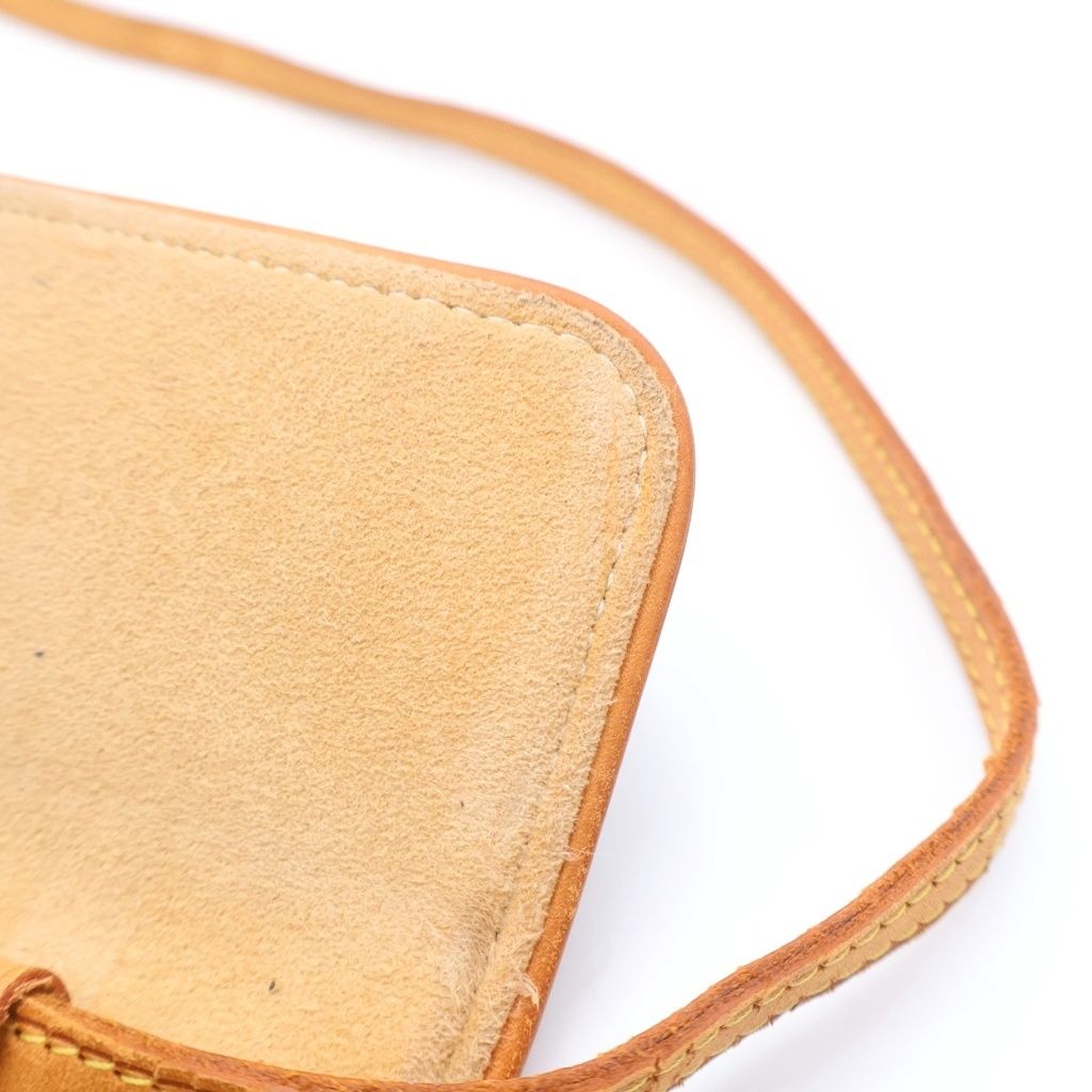 Louis Vuitton Monogram Pochette Twin PM Shoulder Bag Leather Brown — view 7