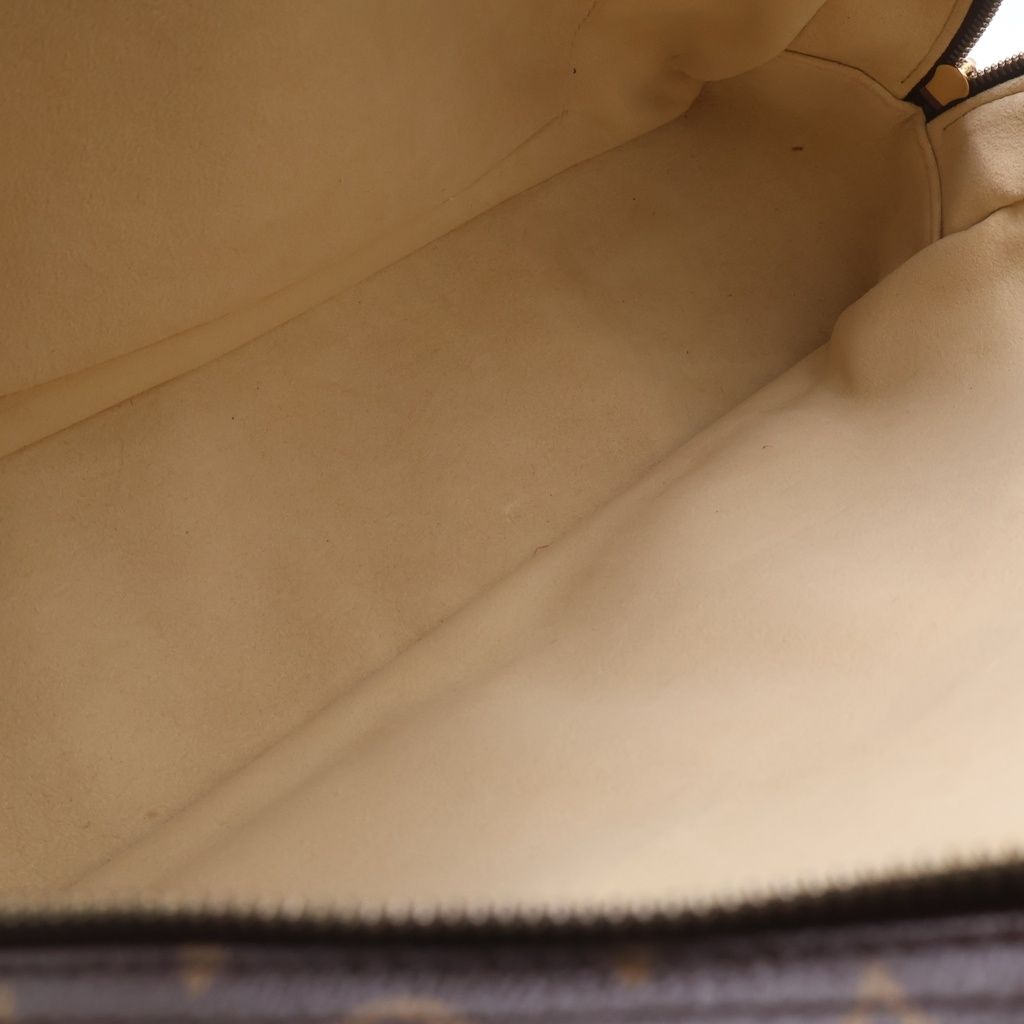 Louis Vuitton Monogram Manhattan GM Leather Handbag Brown — view 9