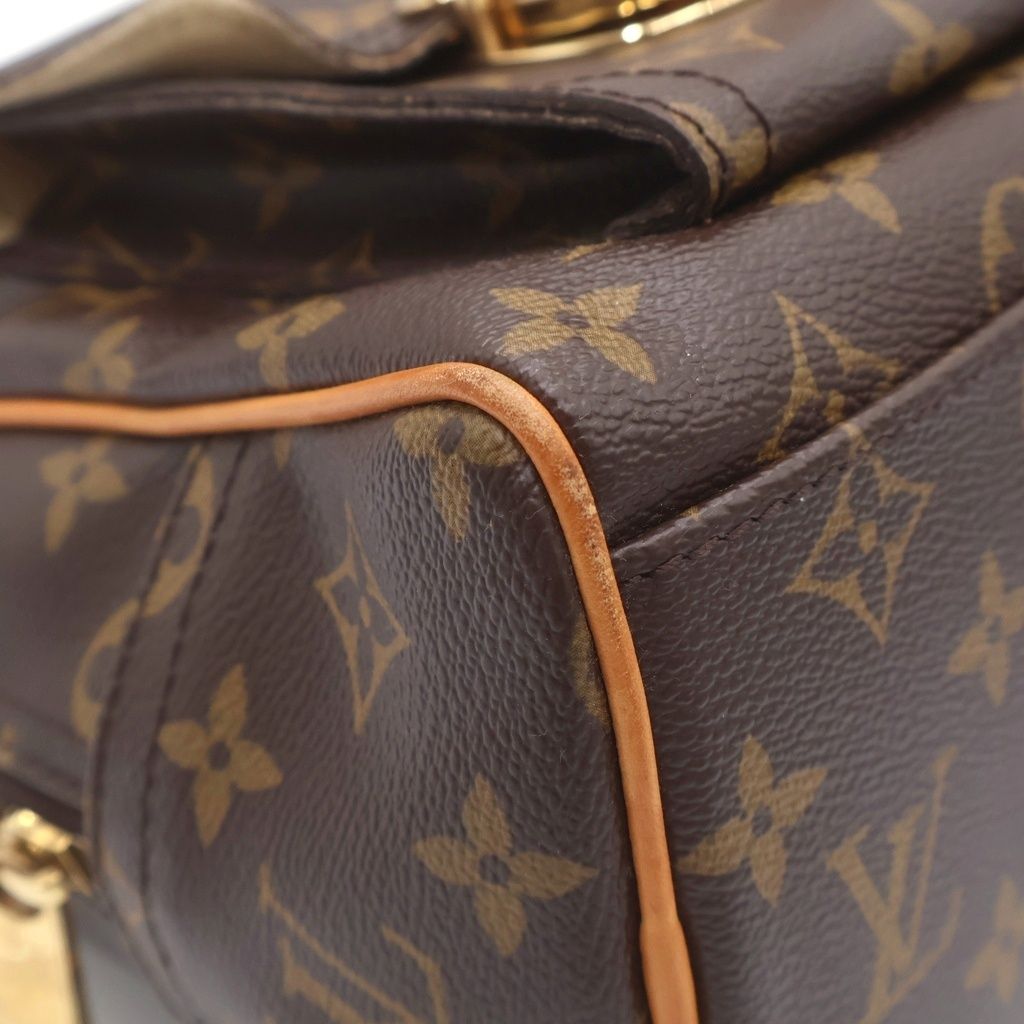 Louis Vuitton Monogram Manhattan GM Leather Handbag Brown — view 6