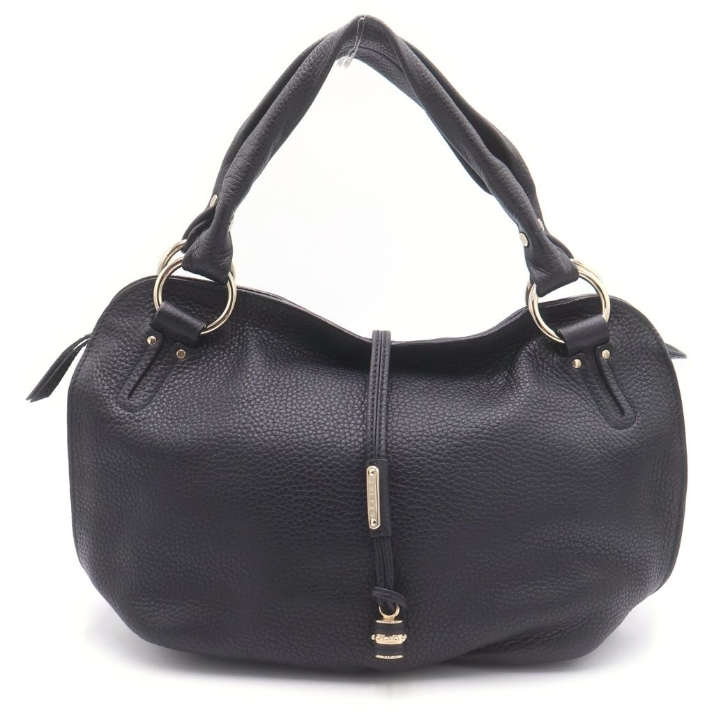 Celine Bittersweet Handbag Black Leather Gold