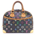 Louis Vuitton Multicolor Tourville Handbag Black Brown Leather Gold