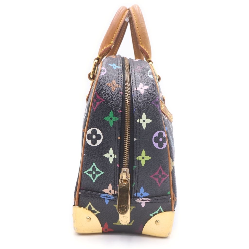 Louis Vuitton Multicolor Tourville Handbag Black Brown Leather Gold — view 3