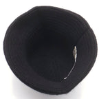 Celine Triomphe Crochet Cashmere Bucket Hat Black — view 5