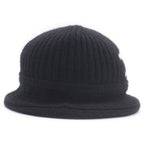 Celine Triomphe Crochet Cashmere Bucket Hat Black — view 3