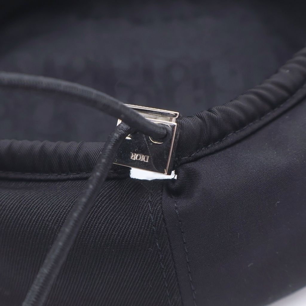 Dior Sacai Beret Cotton Faille Black — view 6