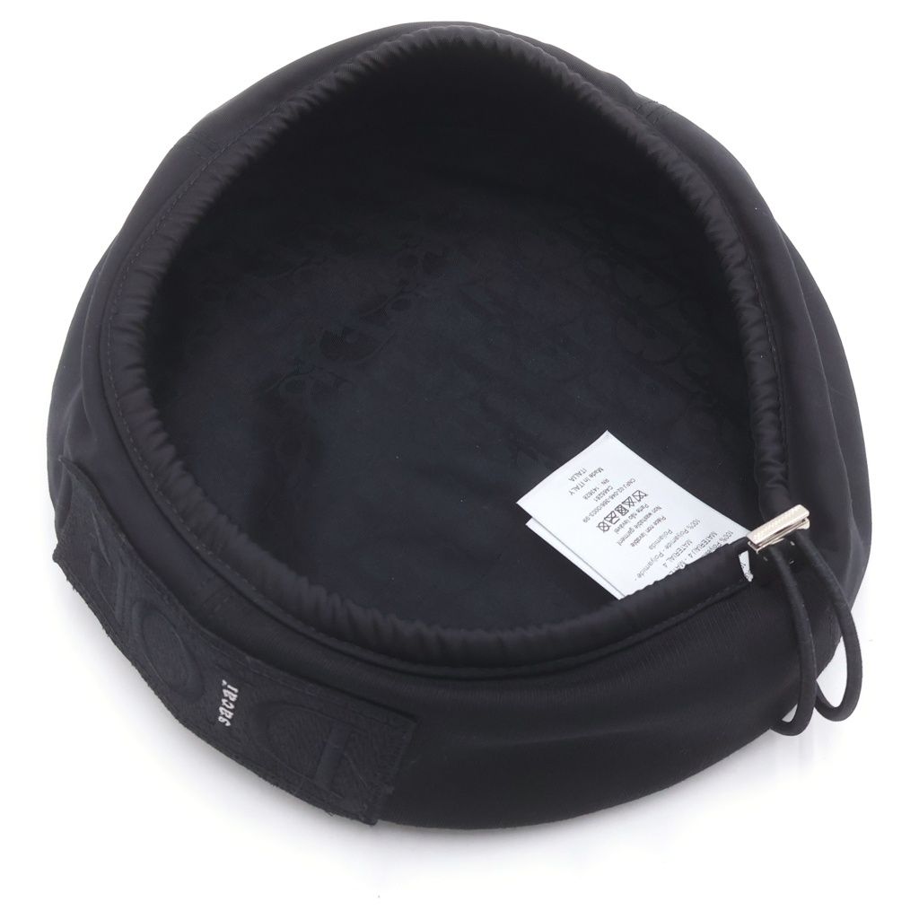 Dior Sacai Beret Cotton Faille Black — view 5