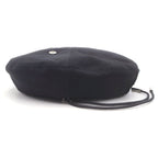 Dior Sacai Beret Cotton Faille Black — view 2