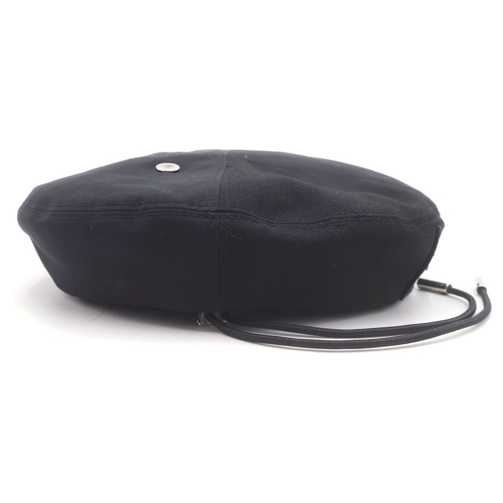 Dior Sacai Beret Cotton Faille Black — view 2