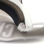 Dior Monsieur Club V1u Silver Mirror Effect Visor Sun Front Logo White — view 6