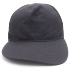 Prada Re-Nylon Logo Embroidery Baseball Cap Hat Black — view 4
