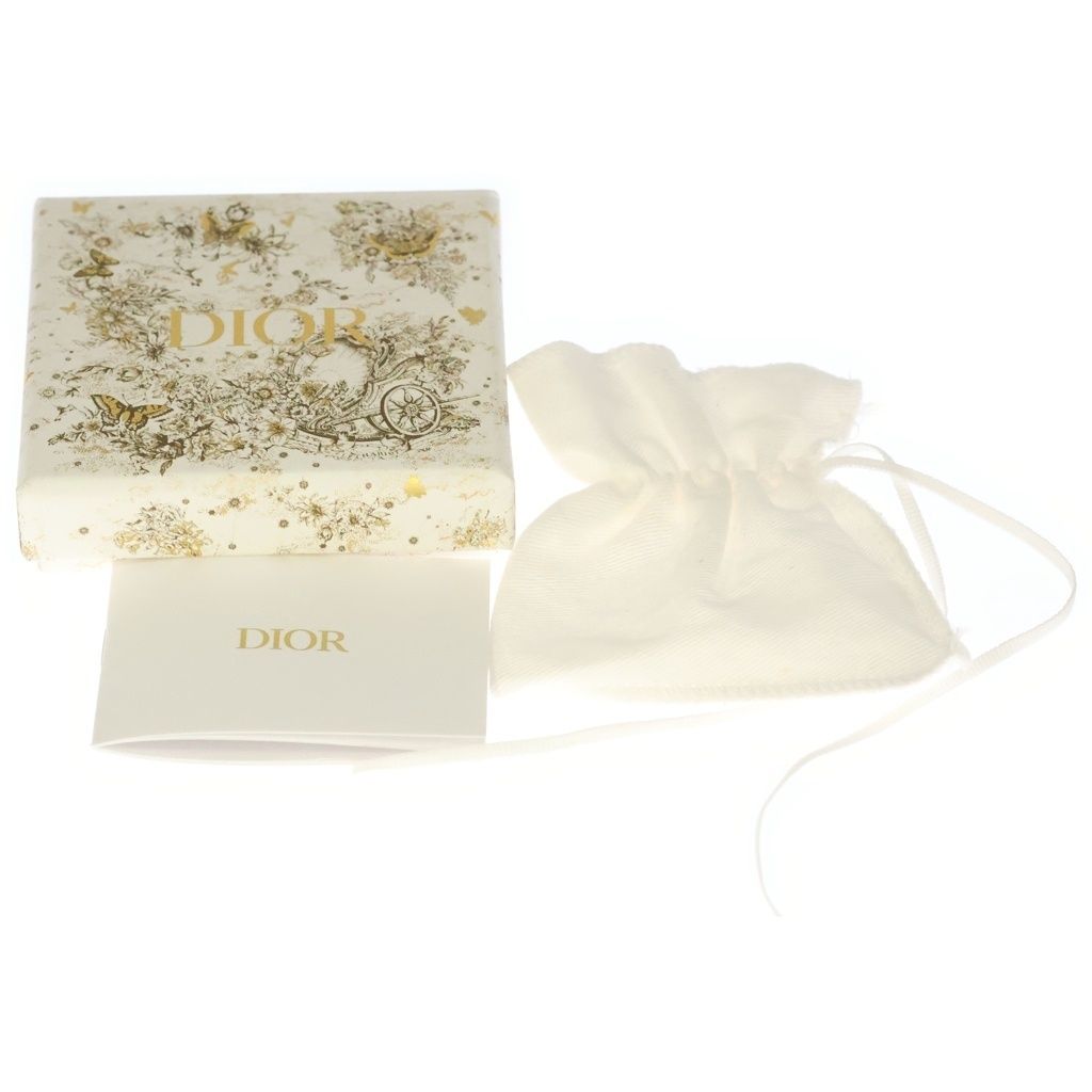 Dior Logo Tribal Earrings Faux Pearl Rhinestone Gold — view 6