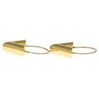 Louis Vuitton Essential Hoop Earrings Gold — view 4
