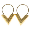 Louis Vuitton Essential Hoop Earrings Gold